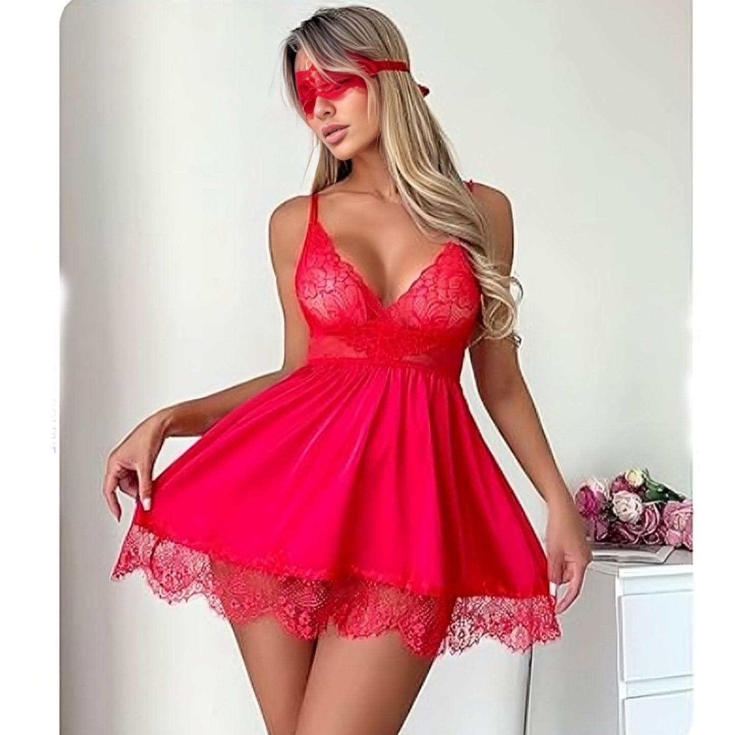 the flirtatious flounce babydoll