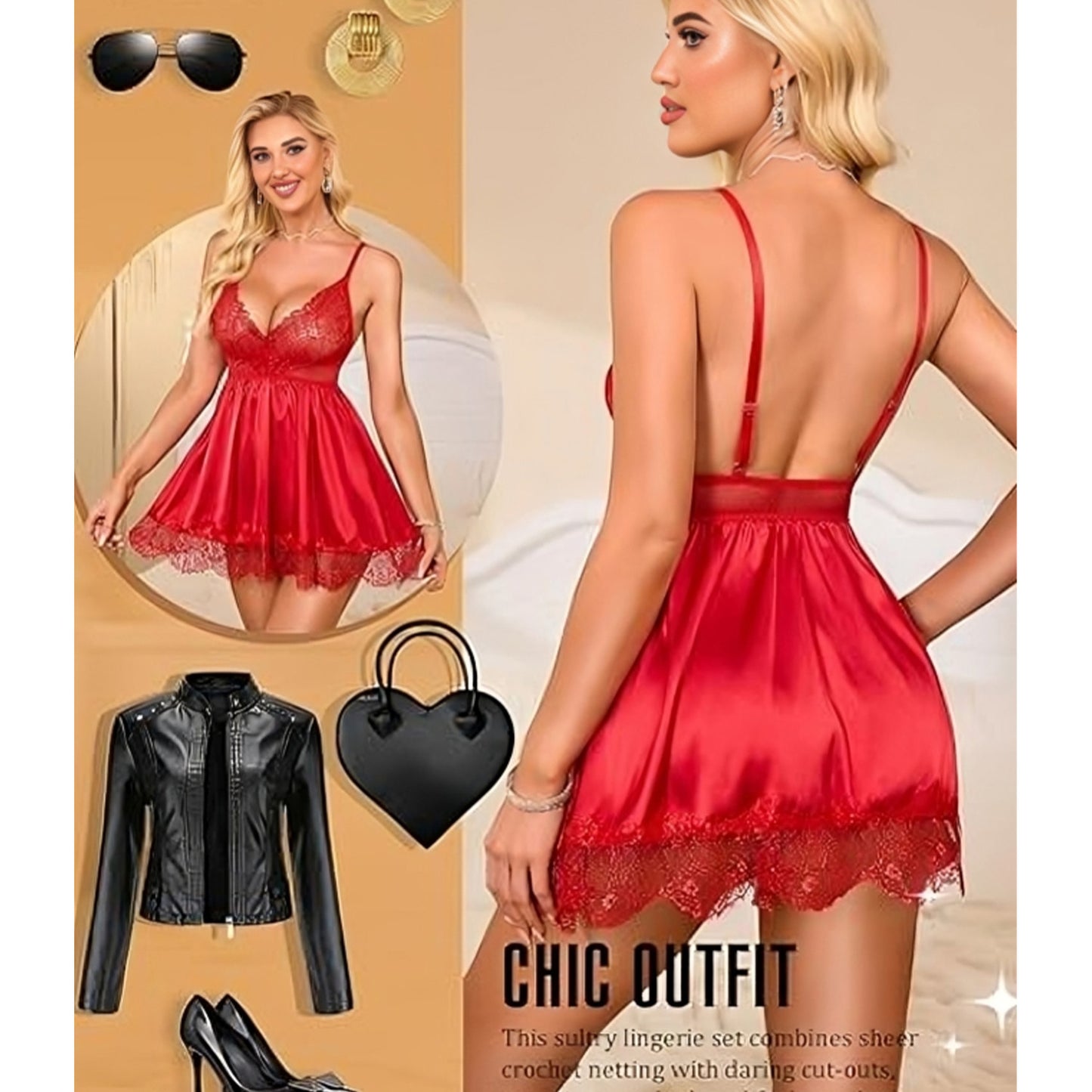 the flirtatious flounce babydoll