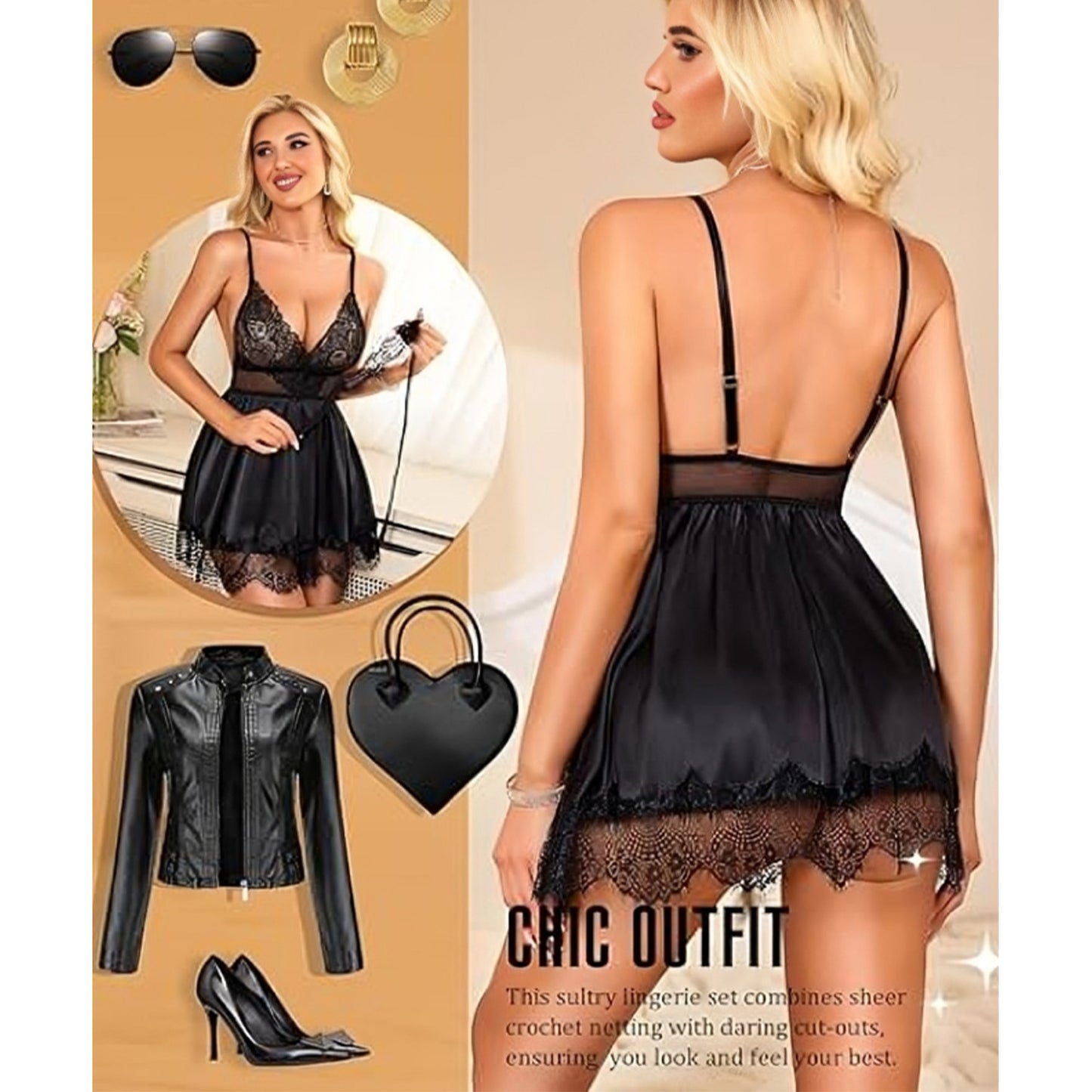 the flirtatious flounce babydoll