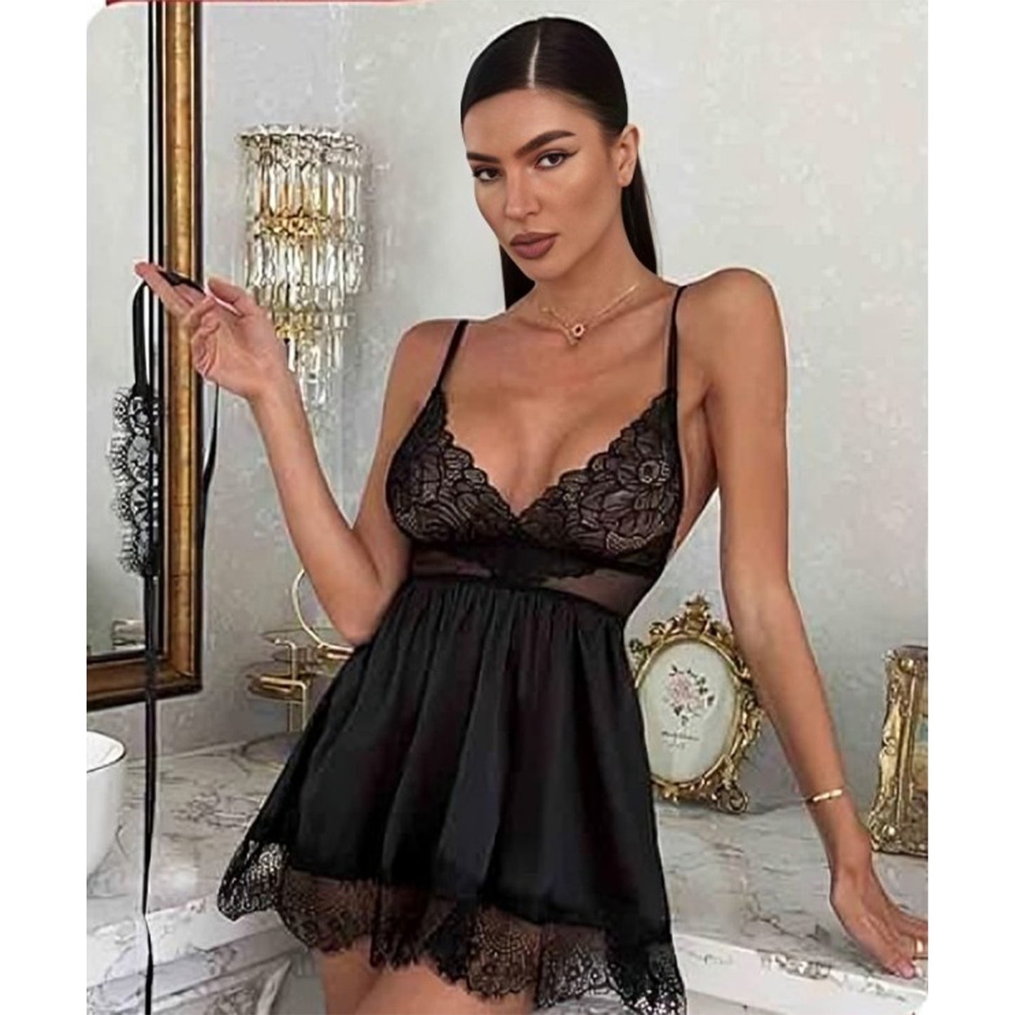 the flirtatious flounce babydoll