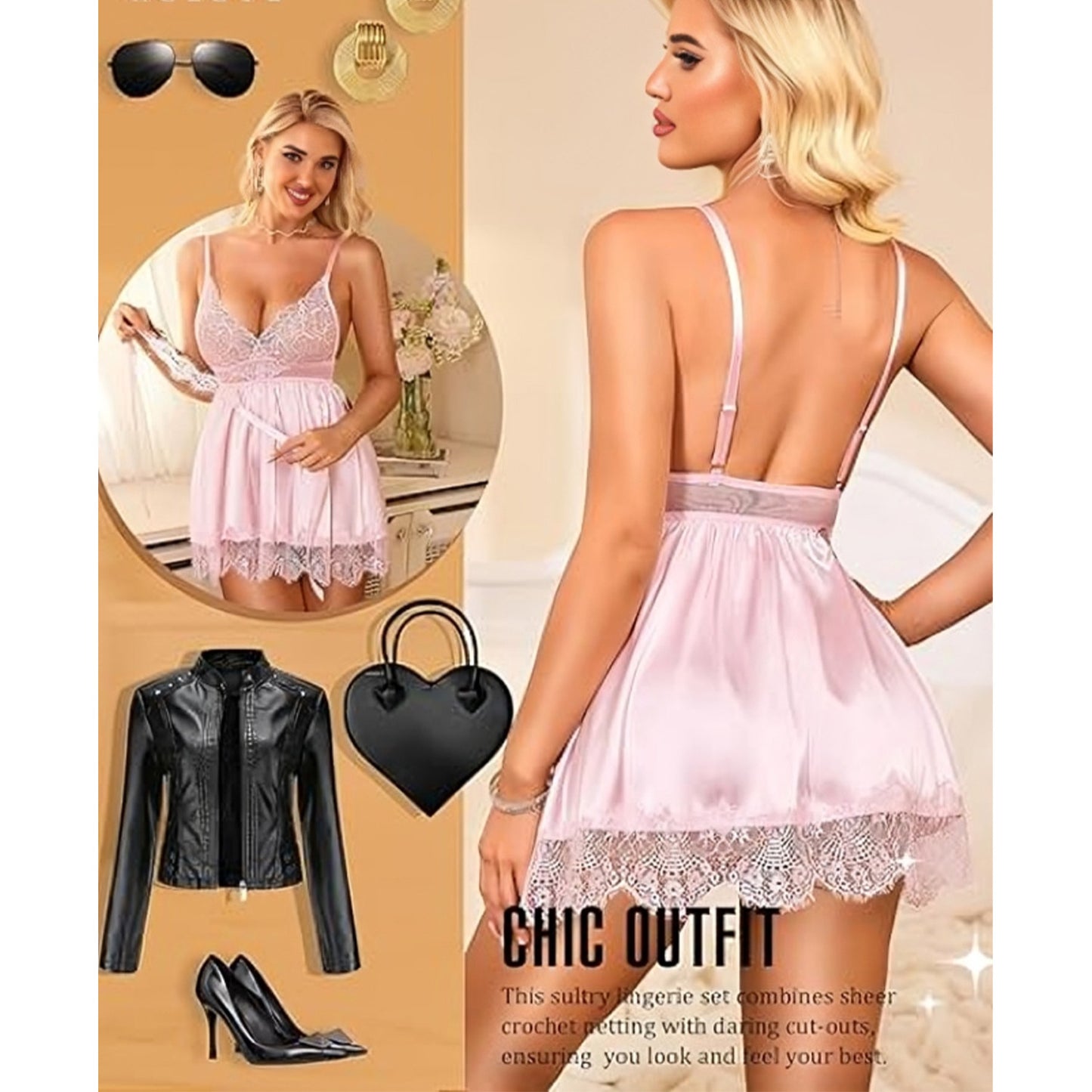 the flirtatious flounce babydoll